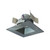 Nora Lighting NLCBC2-55635NN/10 5" Cobalt Click LED Retrofit, Square Reflector, 1000lm / 12W, 3500K, Natural Metal Reflector / Natural Metal Flange