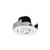 Nora Lighting NIOB-2RG40QMPW 2" Iolite LED Round Adjustable Gimbal, 10-Degree Optic, 850lm / 12W, 4000K, Matte Powder White Finish