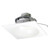 Nora Lighting NLCBC2-65327MPW/10 6" Cobalt Click LED Retrofit, Square Reflector with Round Aperture, 1000lm / 12W, 2700K, Matte Powder White Reflector / Matte Powder White Flange