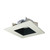 Nora Lighting NLCBS-4568530BW 4" Cobalt Shallow High Lumen LED Trim, Square/Square Regress, 850lm, 3000K, Black/White