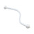 Nora Lighting NT-330W 18" Flexible Extension Rod, 1 or 2 Circuit Track, White