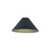 Nora Lighting NYLM-2CONECHB 2" iLENE Fixture Shade, Champagne Haze/Black