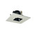 Nora Lighting NL-4855BW 4"SQ W/2"SQ HOLE,ADJ,BLK REF,W