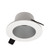 Nora Lighting NIOC-4RNDCHW 4" Iolite Can-less Round Downlight Trim, Haze Reflector / White Flange