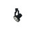 Nora Lighting NTH-107B/A/L GIMBAL PAR30 BLACK "L" ADAPTER