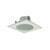 Nora Lighting NS-4926W 4" FROST FLAT LENS,SQ WHT TRIM
