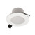 Nora Lighting NIOC-2RNDCWW 2" Iolite Can-less Round Downlight Trim, White finish