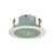 Nora Lighting NL-427W 4",LV FLAT FRST, CLR CTR, WHT