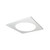 Nora Lighting NM4-SETMPW Square Trim for NM4-R470, Matte Powder White