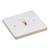 Nora Lighting NT-320W Outlet Box Cover, White