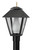 Wave Lighting 112-LR12 COLONIAL POST TOP W/GLASS CHIMNEY