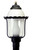 Wave Lighting 123-LT12 VICTORIAN POST TOP W/GLASS CHIMNEY
