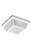 Wave Lighting 156FM 8_ SQUARE TOWNHOUSE CEILING MOUNT