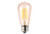 Halco Lighting Technologies 14019 LED S19 Shape Filament Bulb Amber Medium (E26) Base 120V 400 Lumen 15000 hours 82 CRI Dimmable