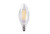 Halco Lighting Technologies 14026 LED Bullet (B11) Filament Bulb Clear Candelabra (E12) Base 120V 180 Lumen 15000 hours 82 CRI Dimmable