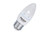 Halco Lighting Technologies 7643 LED Bullet (B11) Chandelier Bulb Cream Medium (E26) Base 120V 300 Lumen 25000 hours 82 CRI Dimmable