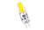 Halco Lighting Technologies 9201 LED JC Lamp 1.6W watts 3000K 10-15V 180 Lumen G4 base 15000 hours 82 CRI Omnidirectional Non-Dimmable