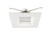 Halco Lighting Technologies HAL8760 ProLED Retrofit Downlight Square 6in 2700K 3000K 4000K or 5000K Dimmable