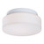 Galaxy Lighting L623531WH010A1 LED Flush Mount Ceiling Light - in White finish with White Glass