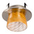 Galaxy Lighting 632BN/ART 3" Low / Line Voltage Decorative Trim - Brushed Nickel / Art Glass