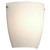 Galaxy Lighting 200301BN-118EB Wall Sconce - in Brushed Nickel finish with Satin White Glass
