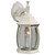 Galaxy Lighting 301090WH Outdoor Cast Aluminum Lantern - White w/ Clear Beveled Glass