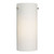 Galaxy Lighting L260332BN012A1 LED Wall Sconce - in Brushed Nickel with White Glass