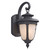 Galaxy Lighting 310796BK Outdoor Cast Aluminum Lantern - Black w/ Marbled Glass