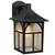 Galaxy Lighting 311370BK Outdoor Lantern - Black with Clear Seeded Glass