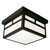 Galaxy Lighting L306120BK012A1 LED Outdoor Flush Mount Ceiling Fixture