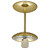 Galaxy Lighting 61008-B Semi-Flush Mount Light Holder - Polished Brass