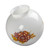 Galaxy Lighting GHG305 White Globe Floral Pattern for 3-1/4" Holder