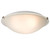 Galaxy Lighting 680116FR-PT Flush Mount - Pewter w/ Frosted Glass