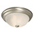 Galaxy Lighting 625031PT Flush Mount - Pewter with Marbled Glass