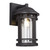 Galaxy Lighting 326090BK Plastic Outdoor Black with Clear Glass