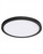 Cyber Tech Lighting C157RD-DISK/BL-CCT Dimmable 7_ LED Round Flush Mount Disk, Black