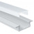 All LED USA AL-P003 - 2M Aluminum Profile White Finish Recessed