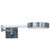 Arkansas Lighting 3969C-LED 4.5"H Brushed Nickel Integrated LED Swivel Wall Sconce