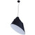 Arkansas Lighting 3992P 27-5/8"W Black Textile Pendant