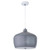 Arkansas Lighting 4151P 15" diameter Pendant with Metal Shade to match Pantone 425C Satin on exterior RAL9016 Flat on interior