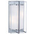 Arkansas Lighting 4376C 18"H Brushed Nickel and Silver Riftwood Water Transfer Wood Wall Lamp