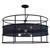 Arkansas Lighting 4379P 48" diameter x 40"OAH Matte Black Pendant