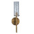 Arkansas Lighting 4410C 19"H Hammered Iron Cast Copper and Antique Brass Wall Sconce
