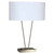 Arkansas Lighting 6028E2OD 25.5"H Brushed Nickel Table Lamp