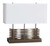 Arkansas Lighting Modern Brushed Nickel Desk Lamp 19.5"H Brushed Nickel Table Lamp