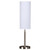 Arkansas Lighting 6214E2O2UD 30" Brushed Nickel Table Lamp