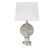 Arkansas Lighting 6327E2OD 29" Brushed Nickel and Shell Table Lamp