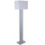 Arkansas Lighting 6335FKD-PN 60" Silver and Polished Nickel Floor Lamp