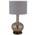 Arkansas Lighting 6340E2O2UD-BB 26.5" Table Lamp shown in Brushed Brass and Champagne Crackle Glass
