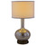 Arkansas Lighting 6340EO2U-BB 26.5" Table Lamp shown in Brushed Brass and Champagne Crackle Glass Arkansas Lighting 6340EO2U-BB 26.5" Table Lamp shown in Brushed Brass and Champagne Crackle Glass